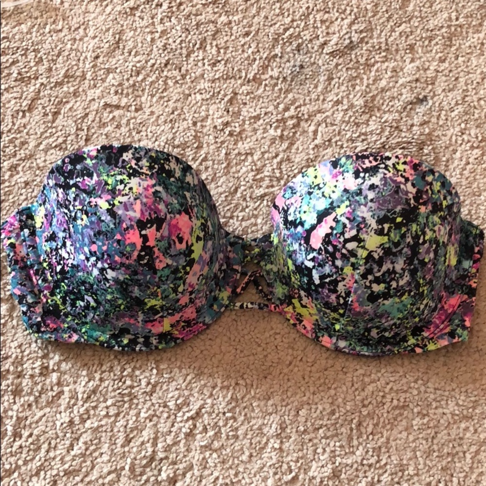 Strapless Victoria’s Secret bathing suit top